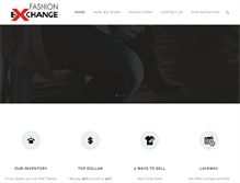 Tablet Screenshot of fashionexchange.net